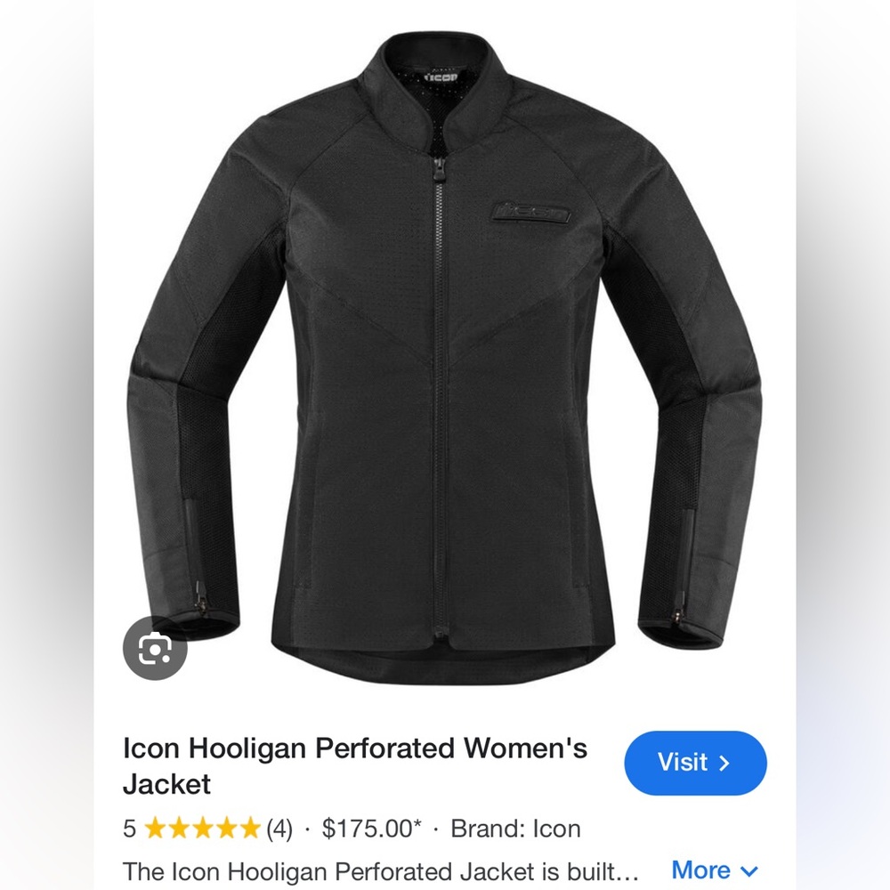 BRAND NEW ‘Icon Hooligan Perf Jacket’